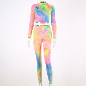 Charyzmat-ic Expressions Tie Dye Long Sleeve 2 PC Sets