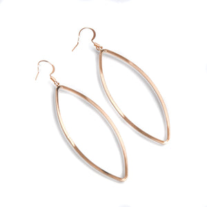 Open Marquise Earring - Gold